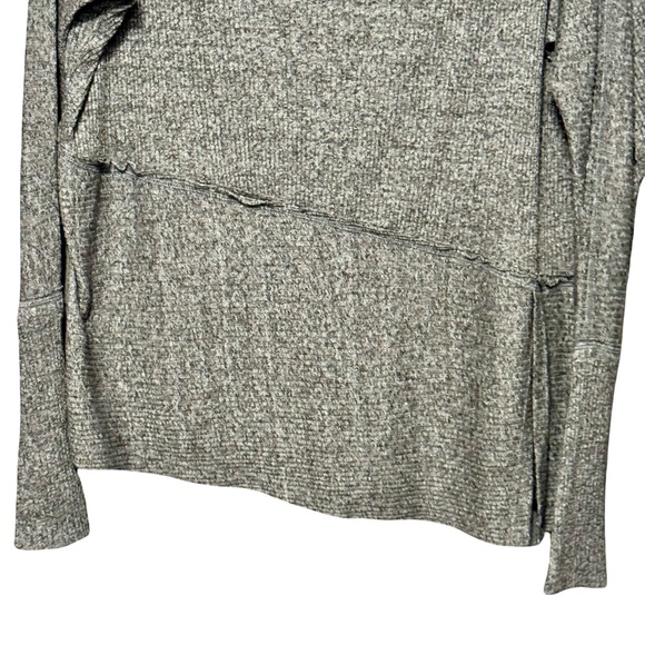 We The Free | Free People Londontown Gray Ribbed Soft Dolman Long Sleeve Top - Picture 8 of 14